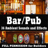 # 36 Full Perm Bar/Pub Ambient Sound + Menu Sounds Sequences