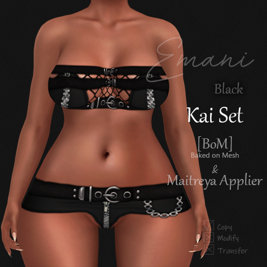 Emani - Kai Set (Black)