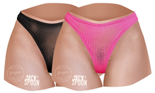 Stories&Co. x Jack Spoon Dawn Thong-Maitreya Lara,Slink Physique&HG, Legacy, Belleza Freya, Reborn - Black&Bubblegum