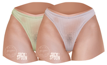 Stories&Co. x Jack Spoon Dawn Thong- Maitreya Lara, Slink Physique&Hourglass, Legacy, Belleza Freya, Reborn - Mint&Grey