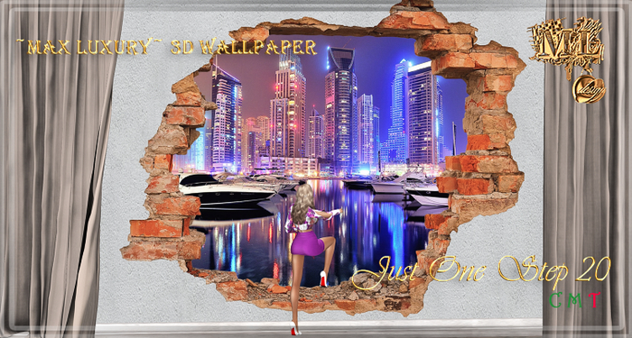 ~ ML ~ 3D Wallpaper - Just One Step 20