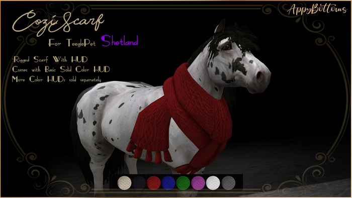 :AppyBottoms: TeeglePet - Cozi Scarf (Shet)