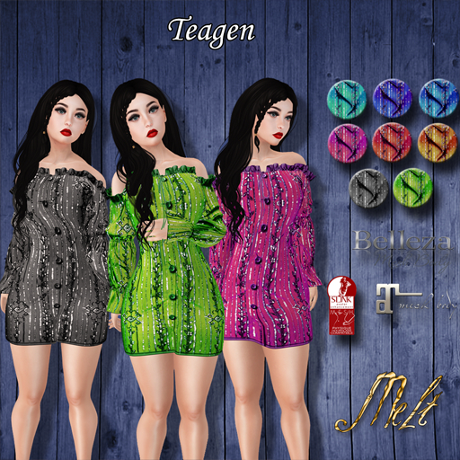 {Melt} Teagen Dress DEMO