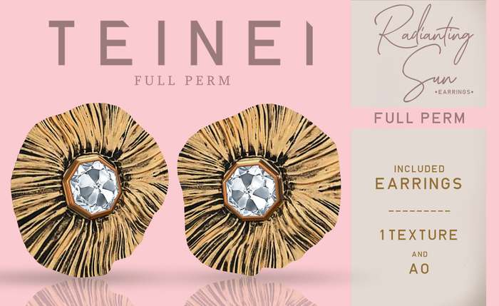 TEINEI - RADIANTING SUN EARRINGS FULL PERM