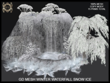 GD MESH WINTER WATERFALL SNOW ICE