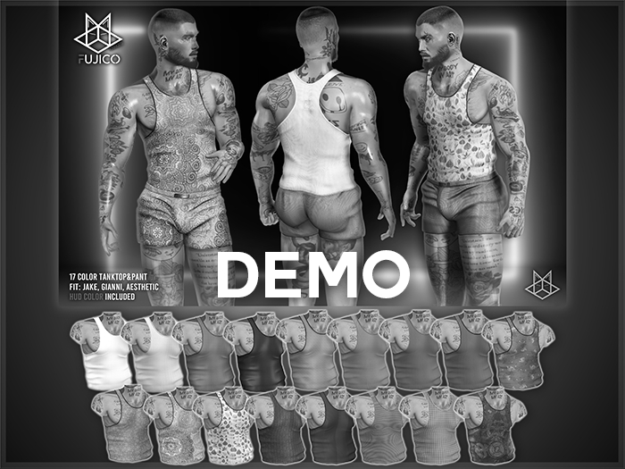 [ FUJICO Apparel ] 001 TankTop - Fatpack DEMO