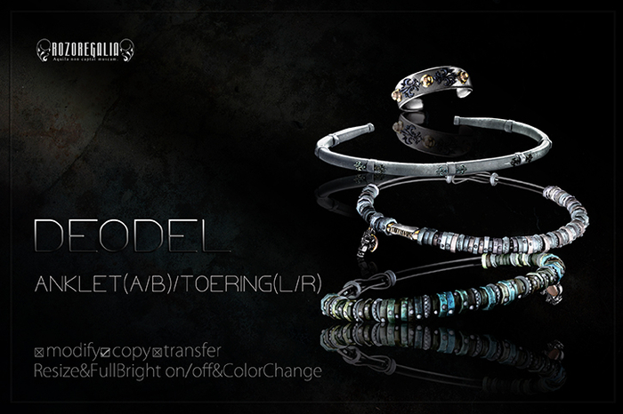 ROZOREGALIA_DEODEL*ANKLET&TOERING