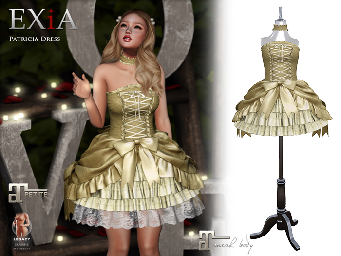 * EXiA * Patricia Dress Gold