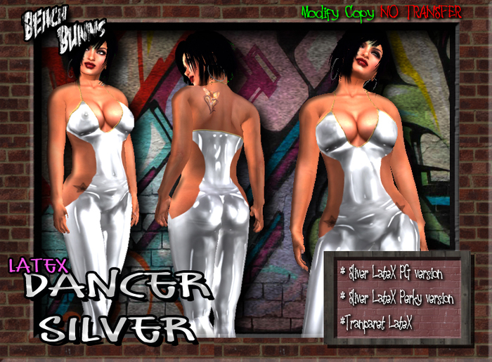 BB. Latex Dancer -Silver
