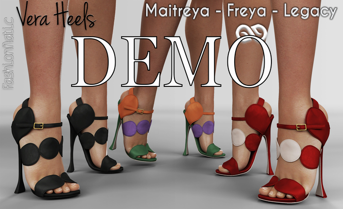 Demo FashionNatic - Vera Heels Fatpack - Maitreya, Lara Petite, Belleza Freya, Legacy