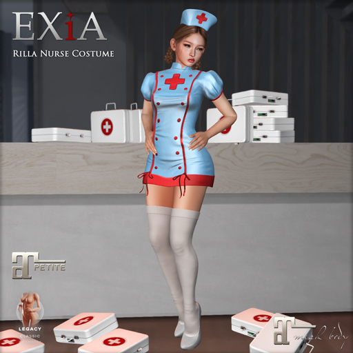 * EXiA * Rilla Blue Nurse Costume