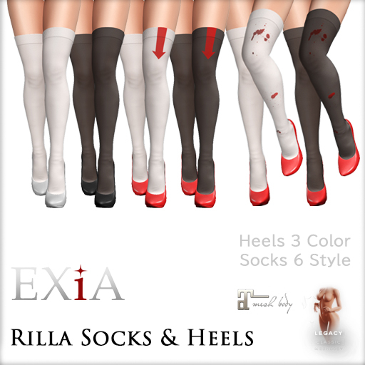 * EXiA * Rilla Socks & Heels