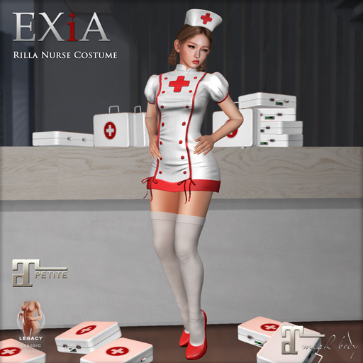 * EXiA * Rilla White Nurse Costume