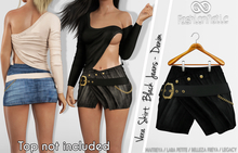 FashionNatic - Vera Skirt Black Jeans - Maitreya, Lara Petite, Belleza Freya, Legacy