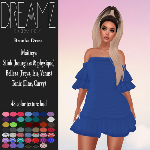 DCI Brooke dress with hud (add me)