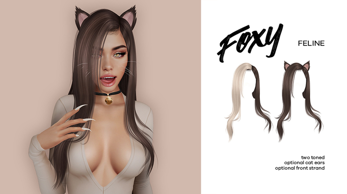 Foxy - Feline Hair FATPACK