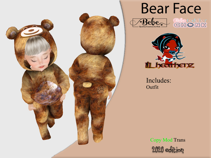 ~LH~Bear Face BB~BBC BOX