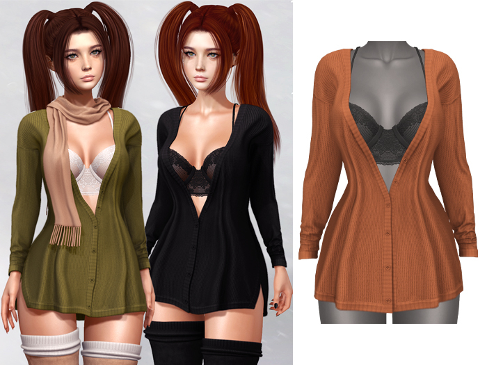 Mossu - Audrey.Cardigan - Tawny (Wear)