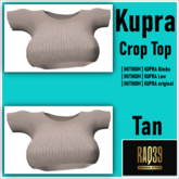 [R39] Kupra Crop Top TAN