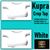 [R39] Kupra Crop Top WHITE