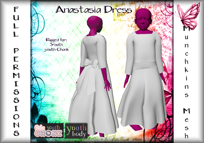 {M} [Full Perm Mesh] Anastasia Dress [Youth]