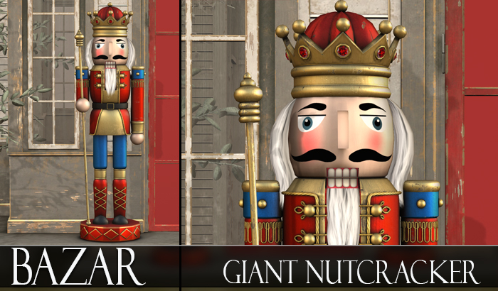 ~BAZAR~Giant Nutcracker - King