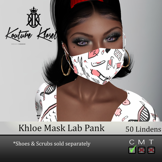 *KK Khloe Lab Pank Mask Boxed