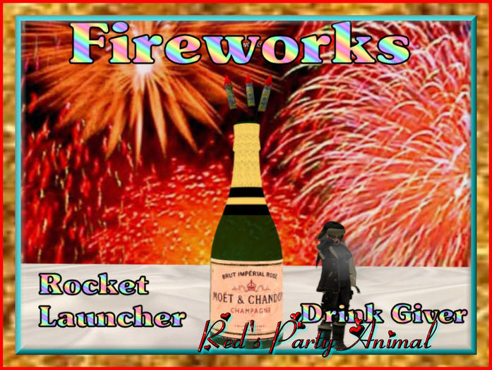 FIREWORKS Champagne , NEW YEAR ,  ROCKETS LAUNCHER, DRINK GIVER, PARTY, BIRTHDAY,CLUB, BAR,STAGE UNLIMITED USE!!