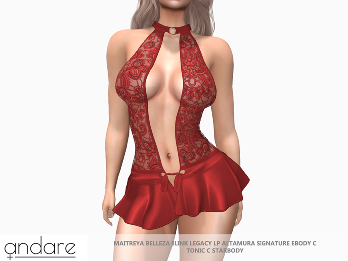 Andare - Grace Dress Red