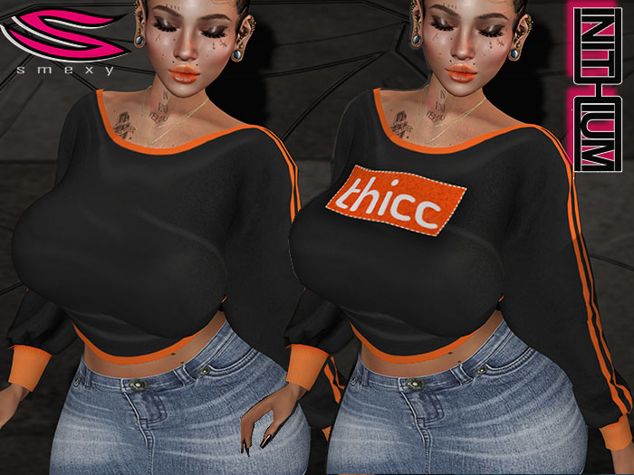 ::Smexy:: Kupra CozySweater BlackOrange