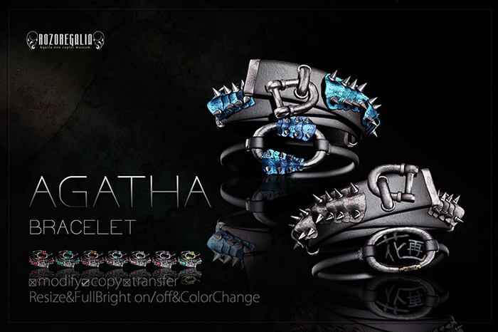 ROZOREGALIA_AGATHA*BRACELET