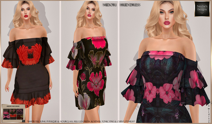 SAS - Midori HUD Dress (MB & FM)