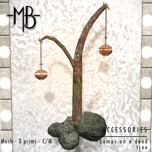 -MB- BOX ACCESSORIES - Lamps on dead tree