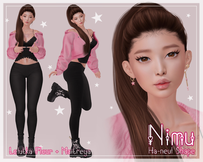 NIMU - Ha-neul Shape (Lelutka Fleur + Maitreya)