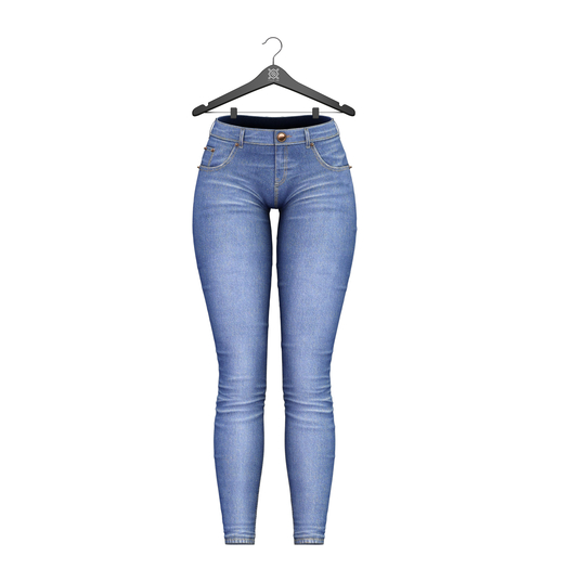 Little Fox - Skinny low jeans // sky