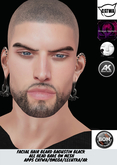 !O.S! Beard Agustin Black BOM/Catwa/Omega/Lel/AK