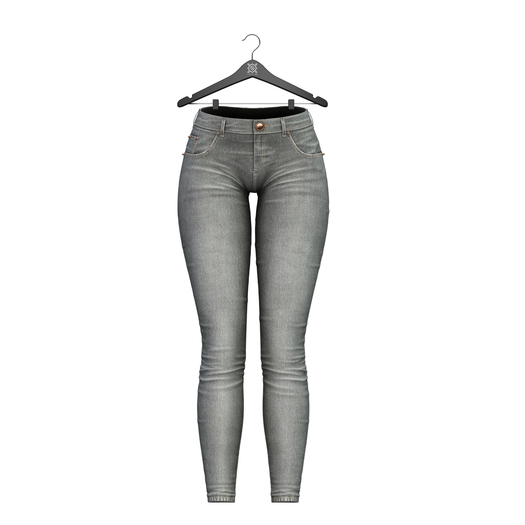 Little Fox - Skinny low jeans // light grey