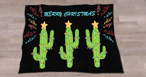Rug- Christmas Cactus