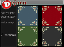 ^Dejavu^ Full Perm  Pillow Texture 06