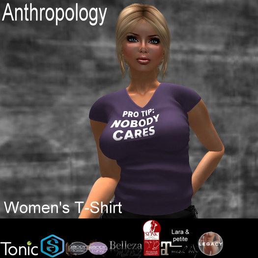 Pro Tip: Nobody Cares  Women's T-Shirt (WHT)