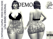 [ INITHIUM ] KUPRA  DRESS DIVA ROSE LOW-BIMBO-ORIGINAL DEMO
