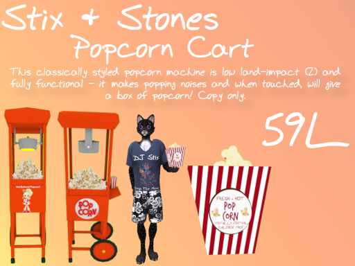 ~S&S~ Popcorn Cart (boxed)