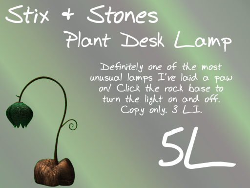 ~S&S~ Plant Desk Lamp (boxed)