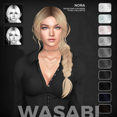 Wasabi // Nora Mesh Hair - B&W