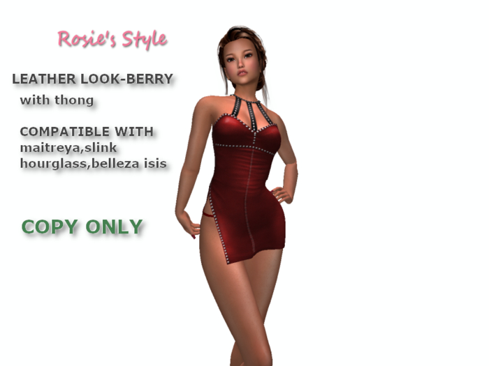 RS-Leather Look-Berry