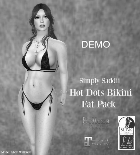 Simply Saddii-Hot Dots Bikini Demo