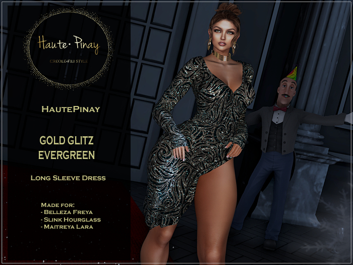 HautePinay [GOLD GLITZ EVERGREEN]