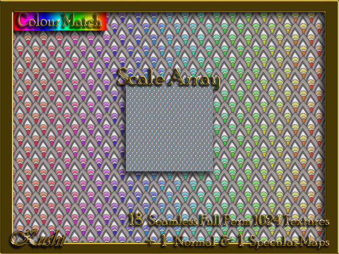 Scale Array Seamless Texture Set
