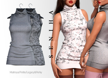 Seniha. Elise Dress // Grey