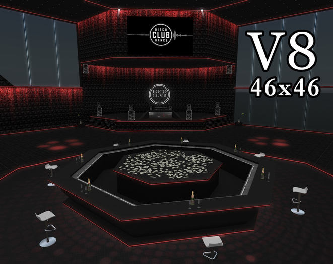 V8 - [Red] - Night Club & Disco Club V8 - [ADHIR] - BOX